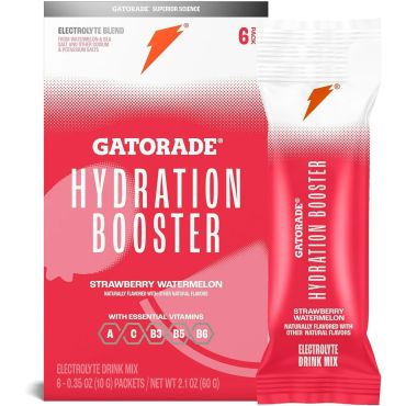 Gatorade Hydration Booster Electrolyte Drink Mix Strawberry Watermelon, 6 Sticks Per Pack